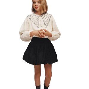 ZARA TAFFETA BALLOON SKIRT BLACK SIZE 11-12 YEARS | 6567/285